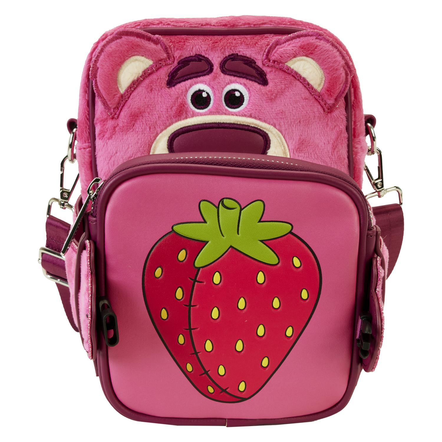 Toy Story Lotso Plush Crossbuddies Cosplay Crossbody Bag with Coin Bag