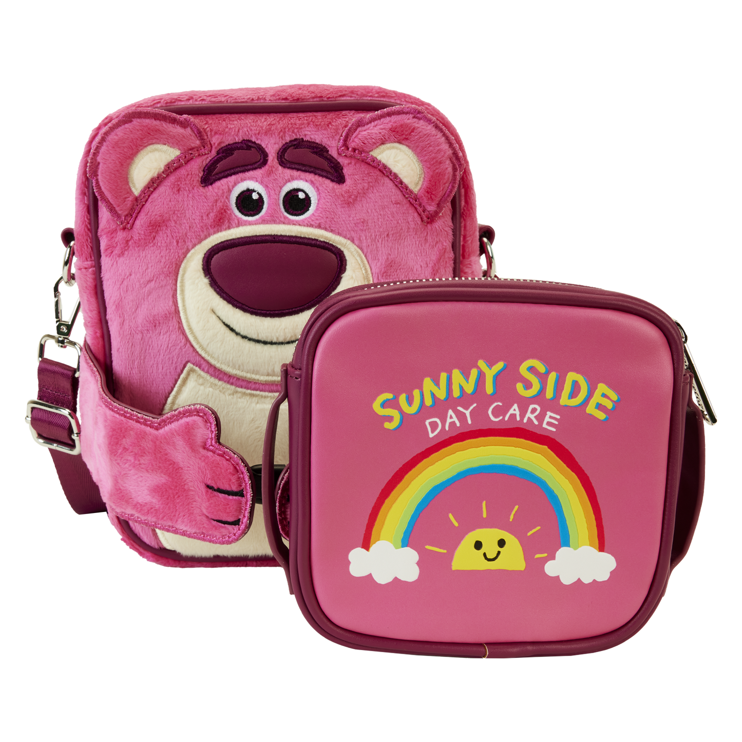 Toy Story Lotso Plush Crossbuddies Cosplay Crossbody Bag with Coin Bag