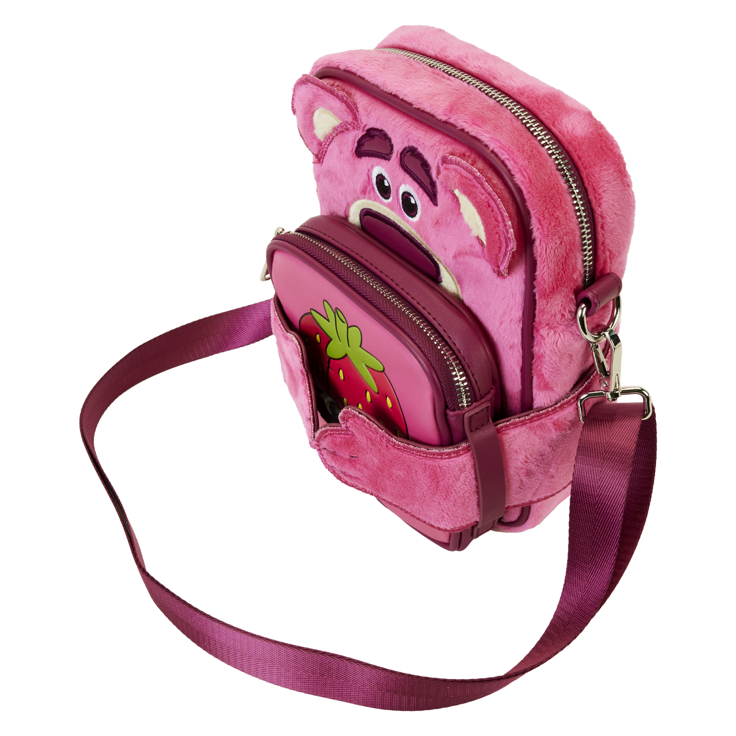 Toy Story Lotso Plush Crossbuddies Cosplay Crossbody Bag with Coin Bag