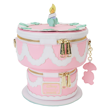 Alice in Wonderland Unbirthday Cake Figural Glow Crossbody Bag