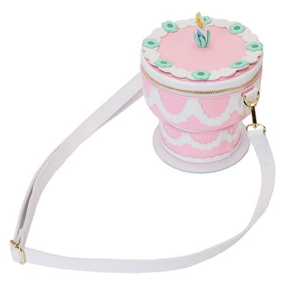 Alice in Wonderland Unbirthday Cake Figural Glow Crossbody Bag