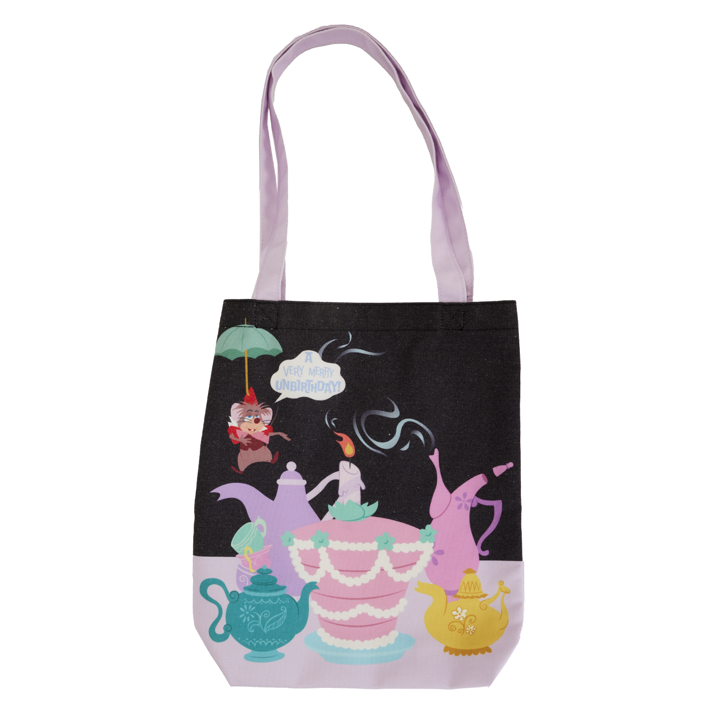 Alice in Wonderland Unbirthday Canvas Tote Bag