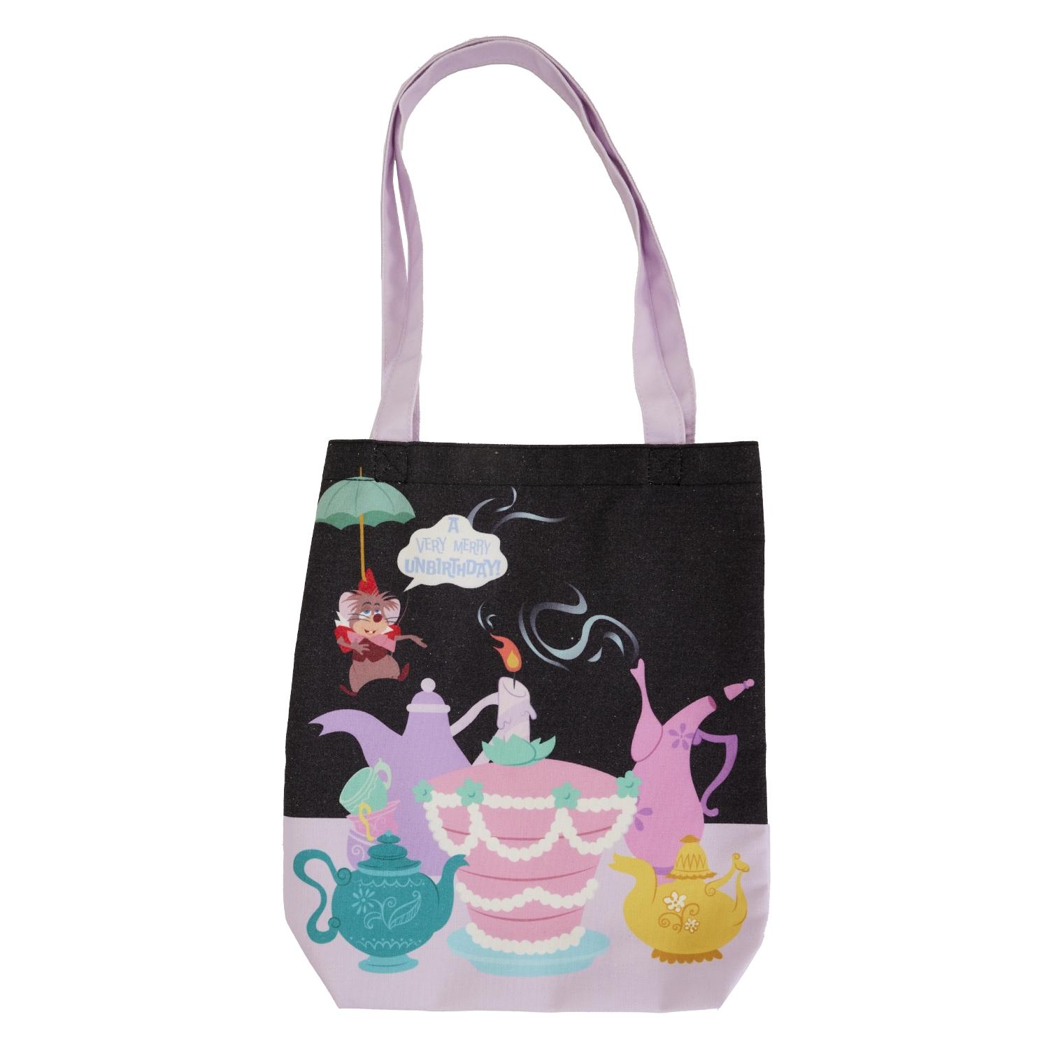 Alice in Wonderland Unbirthday Canvas Tote Bag