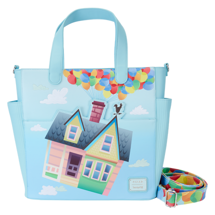 Up 15th Anniversary Balloon House Convertible Backpack & Tote Crossbody Bag