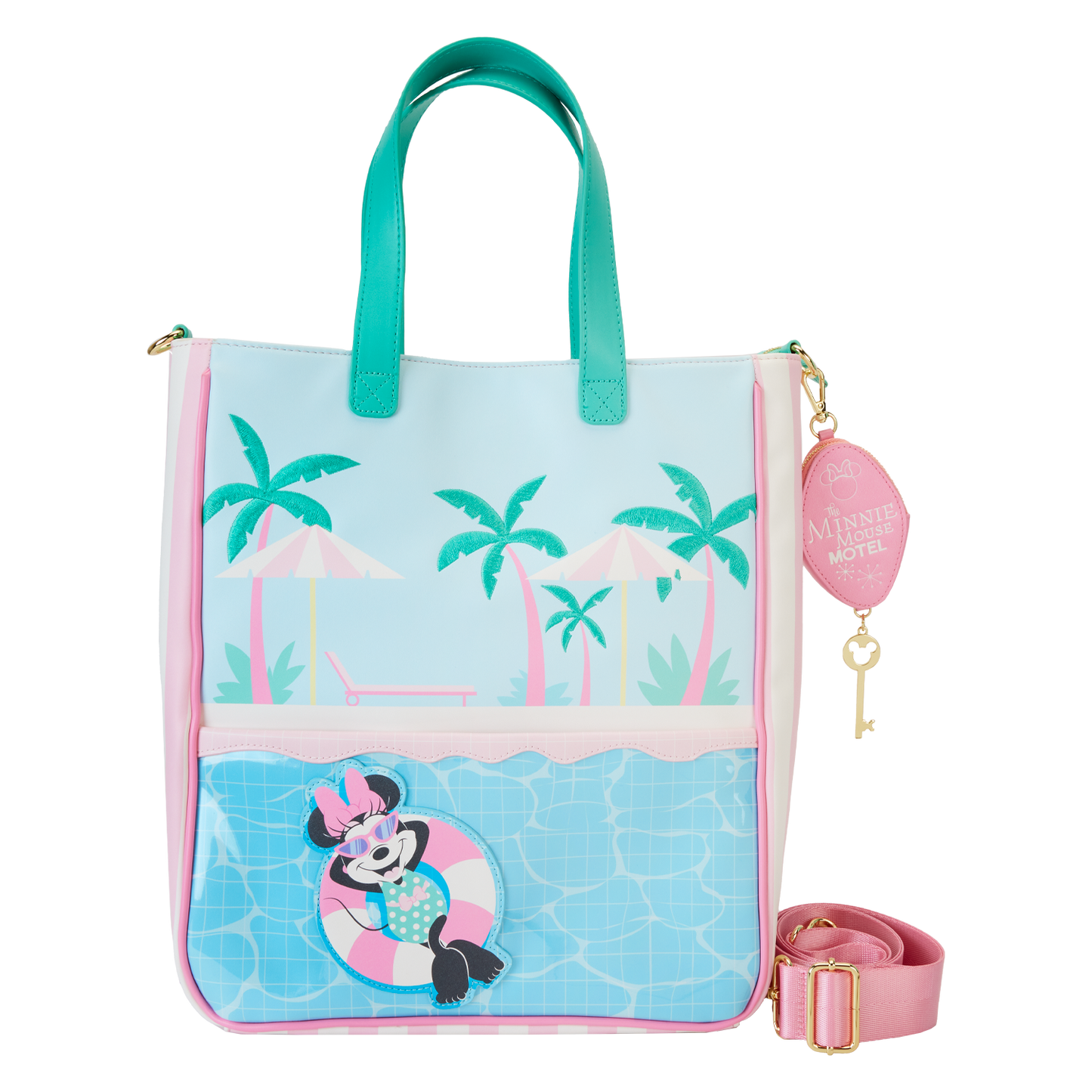 Minnie Mouse Vacation Style Tote Bag with Coin Purse