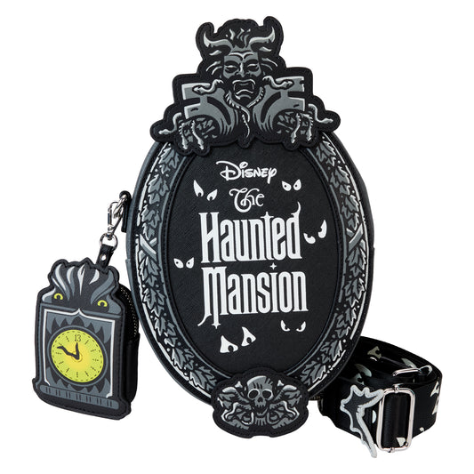 Haunted Mansion LF DISNEY HAUNTED MANSION PLAQUE CROSSBODY BAG