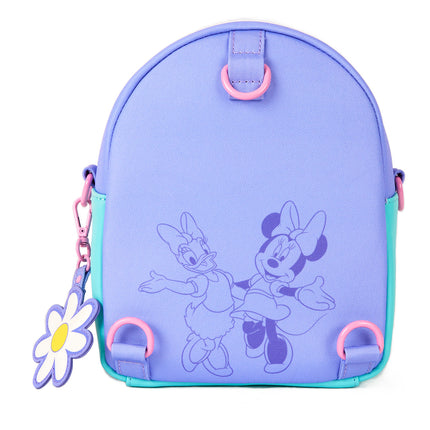 Daisy Duck 85th Anniversary Daisy Duck & Minnie Mouse Convertible Mini Backpack & Crossbody Bag