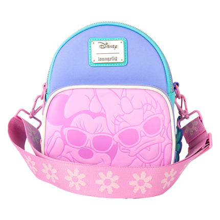 Daisy Duck 85th Anniversary Daisy Duck & Minnie Mouse Convertible Mini Backpack & Crossbody Bag