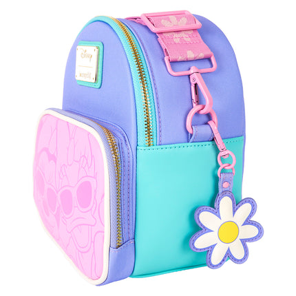 Daisy Duck 85th Anniversary Daisy Duck & Minnie Mouse Convertible Mini Backpack & Crossbody Bag