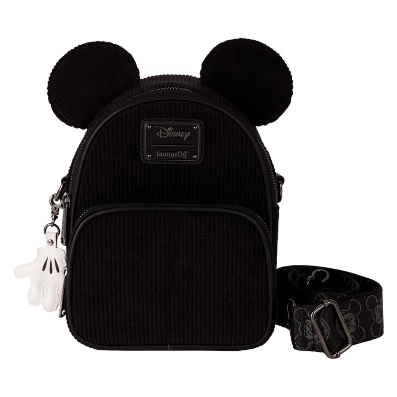 Mickey Mouse Classic Corduroy Convertible Mini Backpack & Crossbody Bag