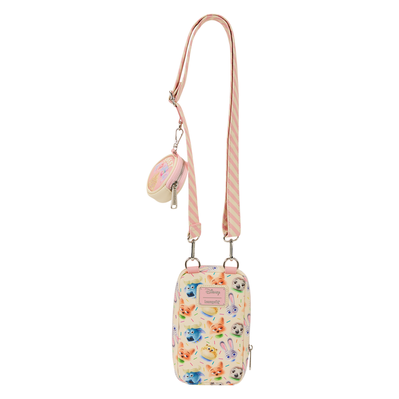 Zootopia 2 Judy Hopps Cotton Candy Cosplay Cell Phone Crossbody Bag with Coin Bag 3