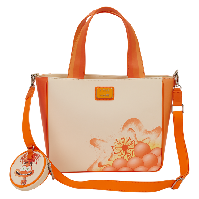 Inside Out 2 Anxiety Tote Crossbody Bag with Coin Bag