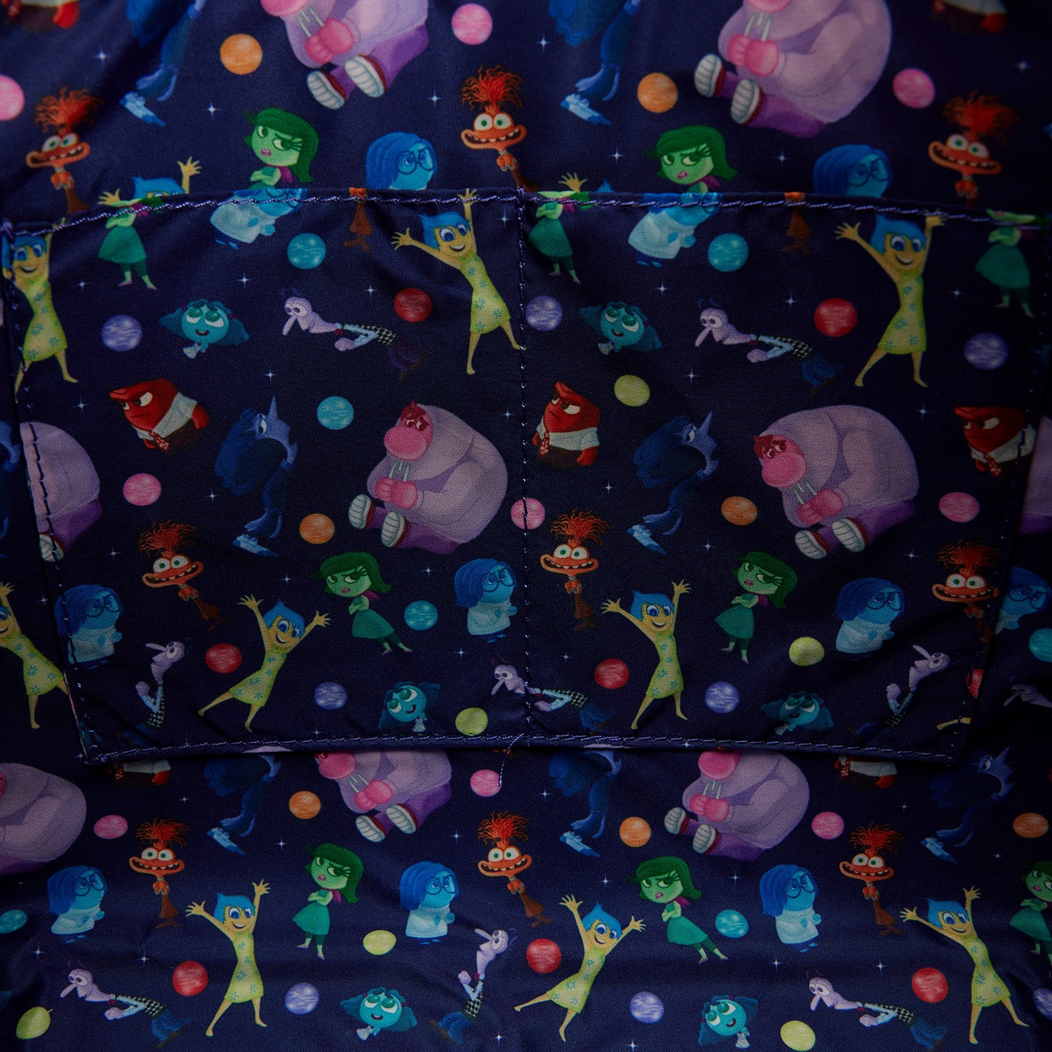 Inside Out 2 Anxiety Glow Tote Crossbody Bag with Coin Bag 5