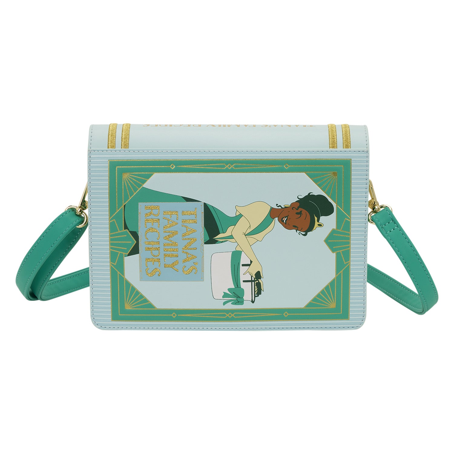 Disney Princess and the Frog Princess Tiana Recipe Book Crossbody Bag