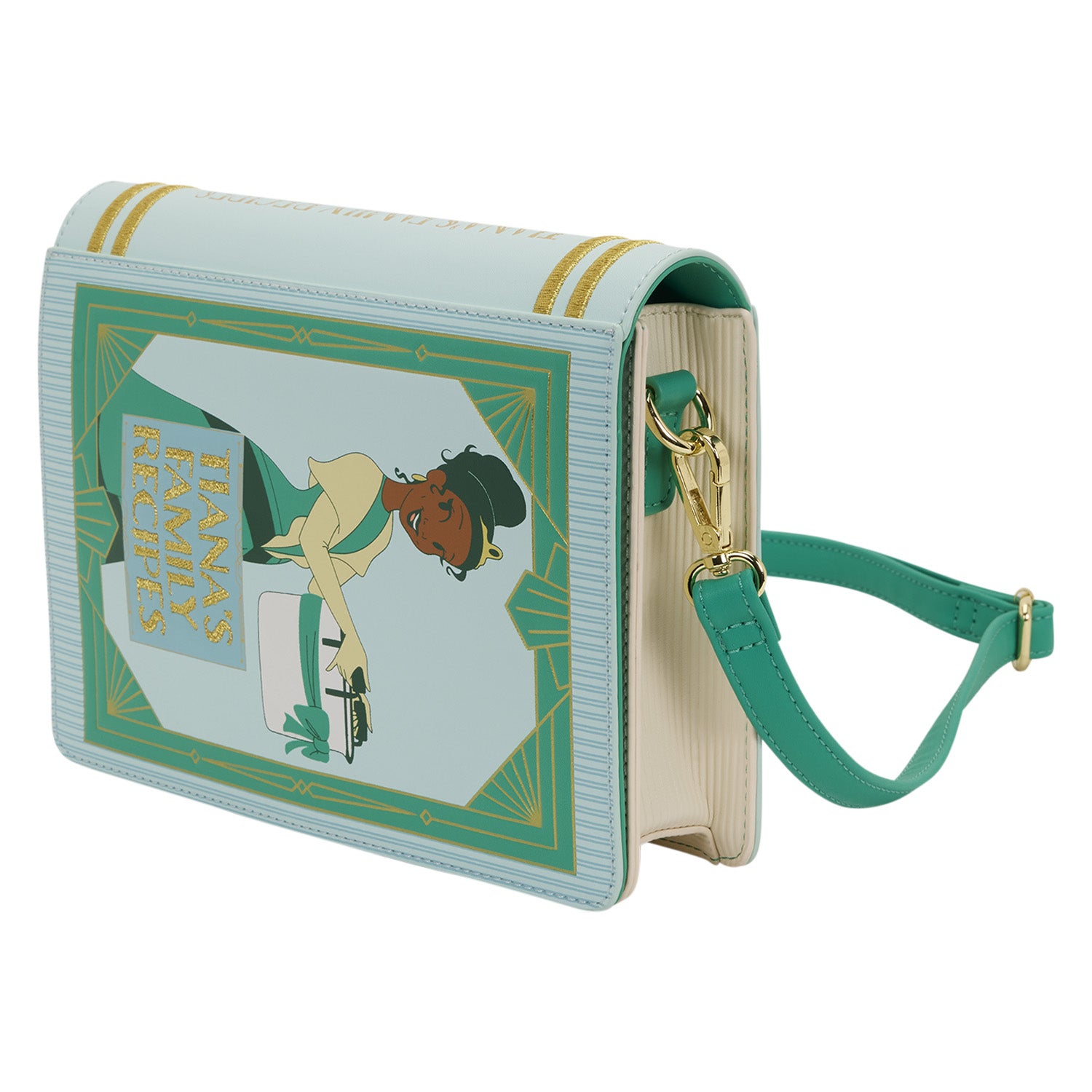 Disney Princess and the Frog Princess Tiana Recipe Book Crossbody Bag