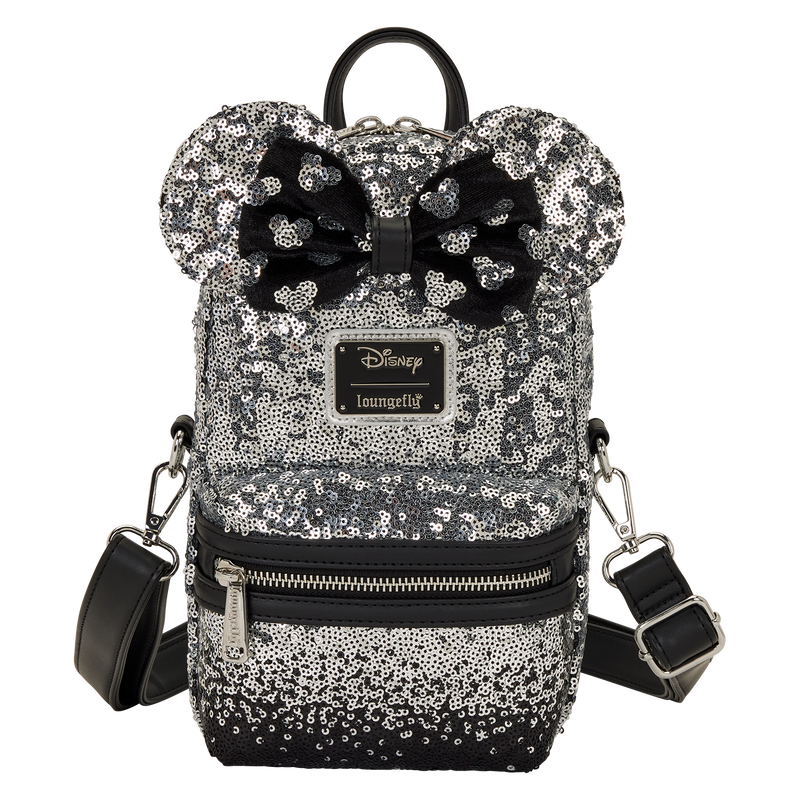Minnie Mouse Ombre Sequin Sling Crossbody Bag 2