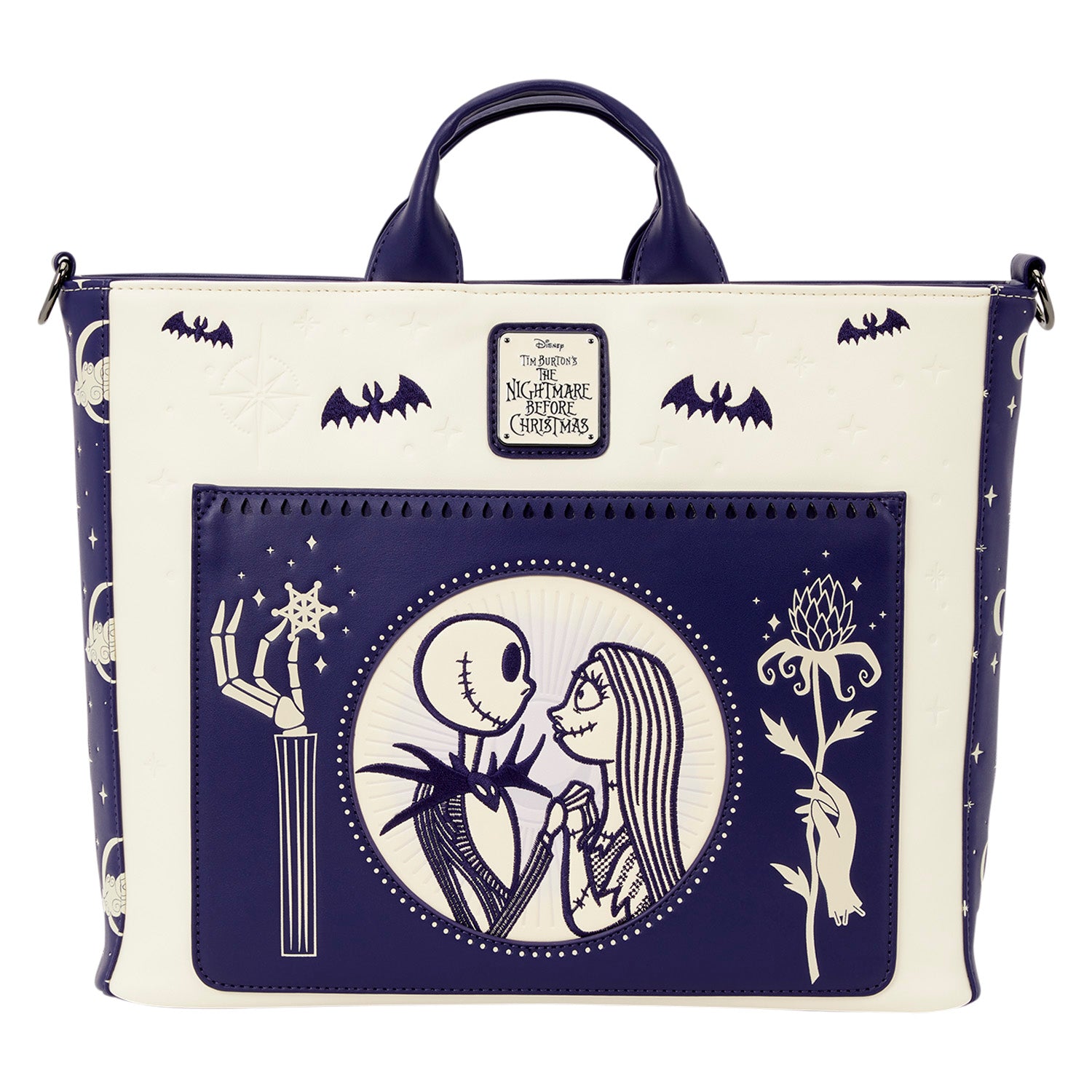 Jack Skellington & Sally Night Sky Convertible Backpack & Tote Bag