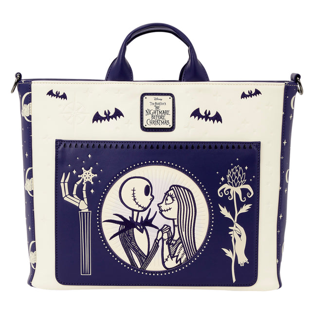 Jack Skellington & Sally Night Sky Convertible Backpack & Tote Bag