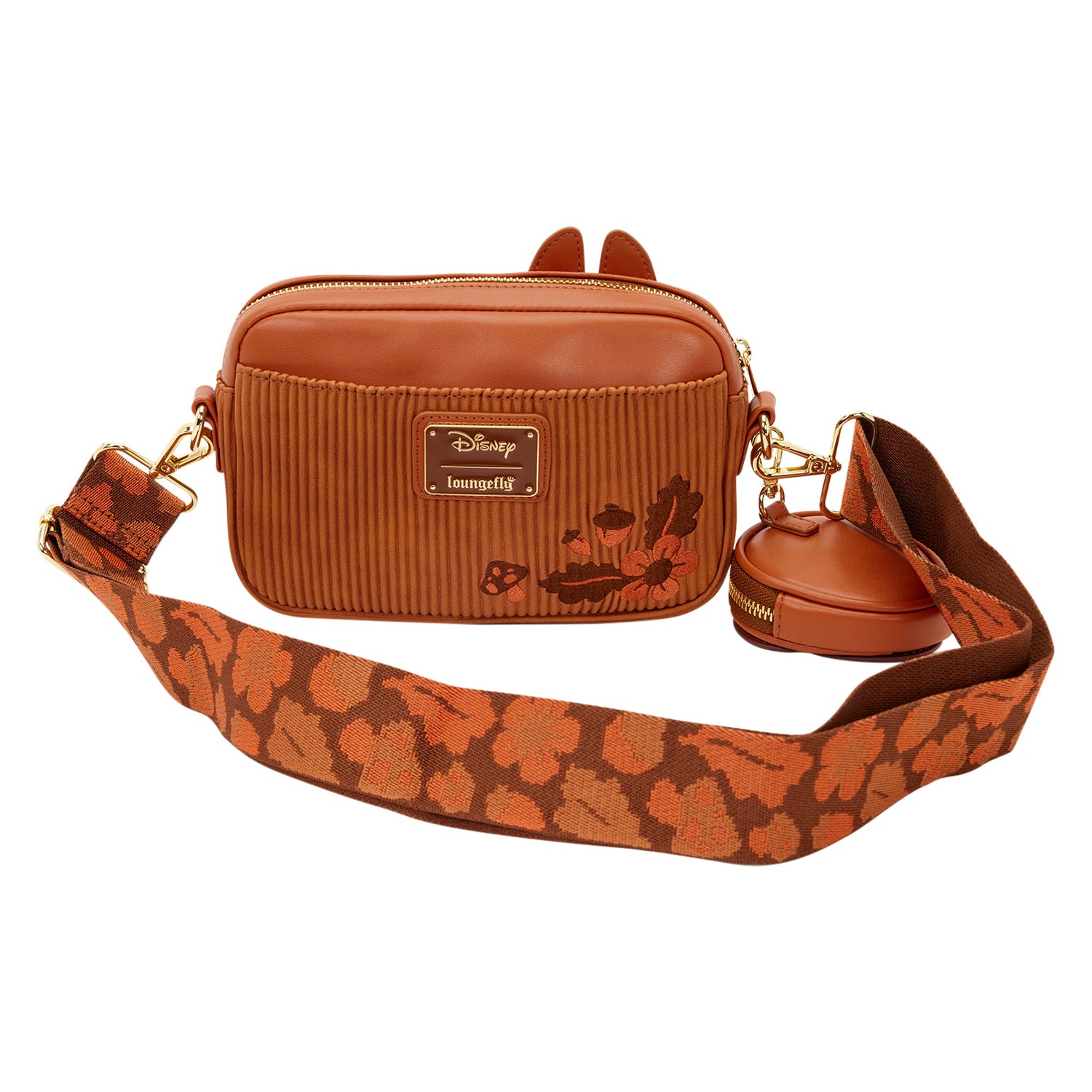 Chip N Dale Corduroy Sling Crossbody with Coin Bag 3