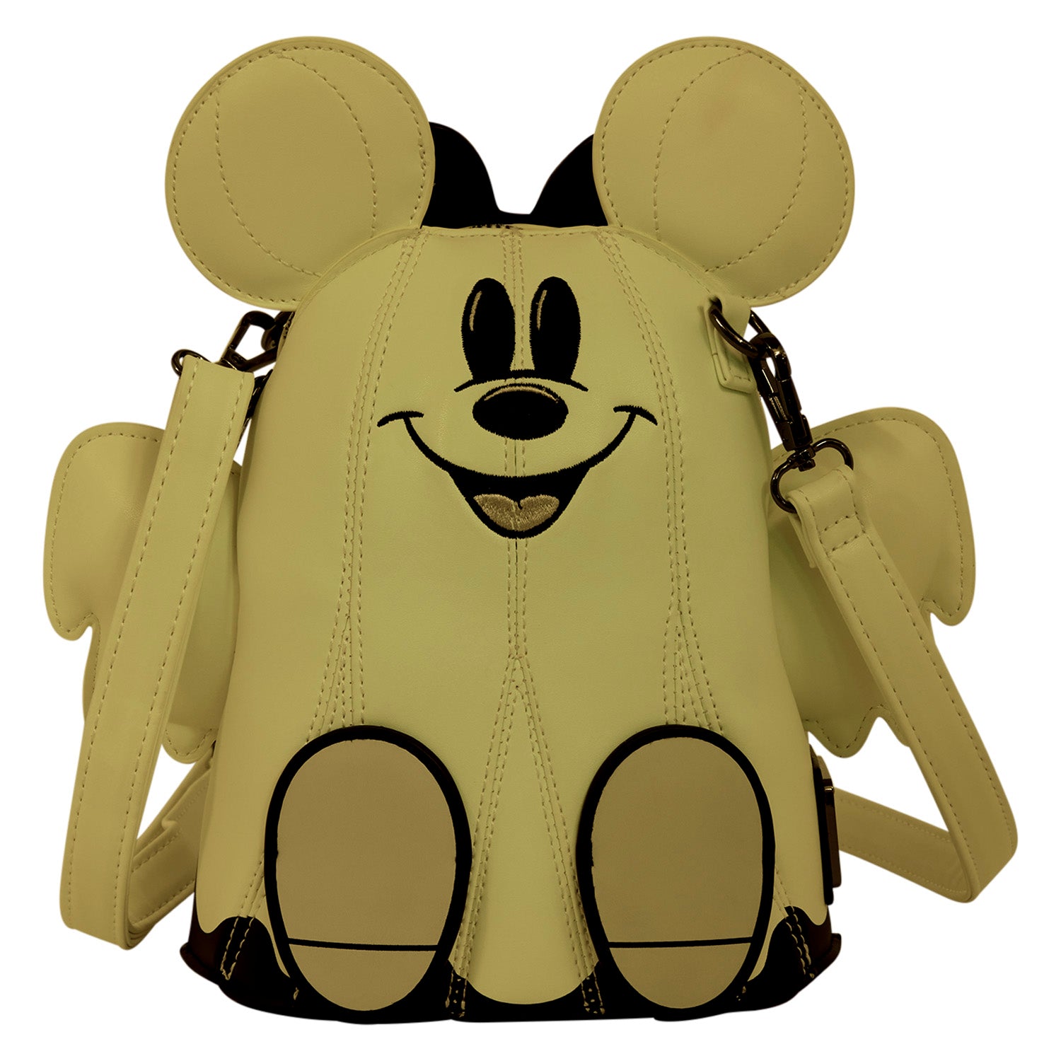 Mickey & Minnie Ghost Glow Figural Crossbody Bag 2