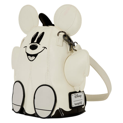 Mickey & Minnie Ghost Glow Figural Crossbody Bag