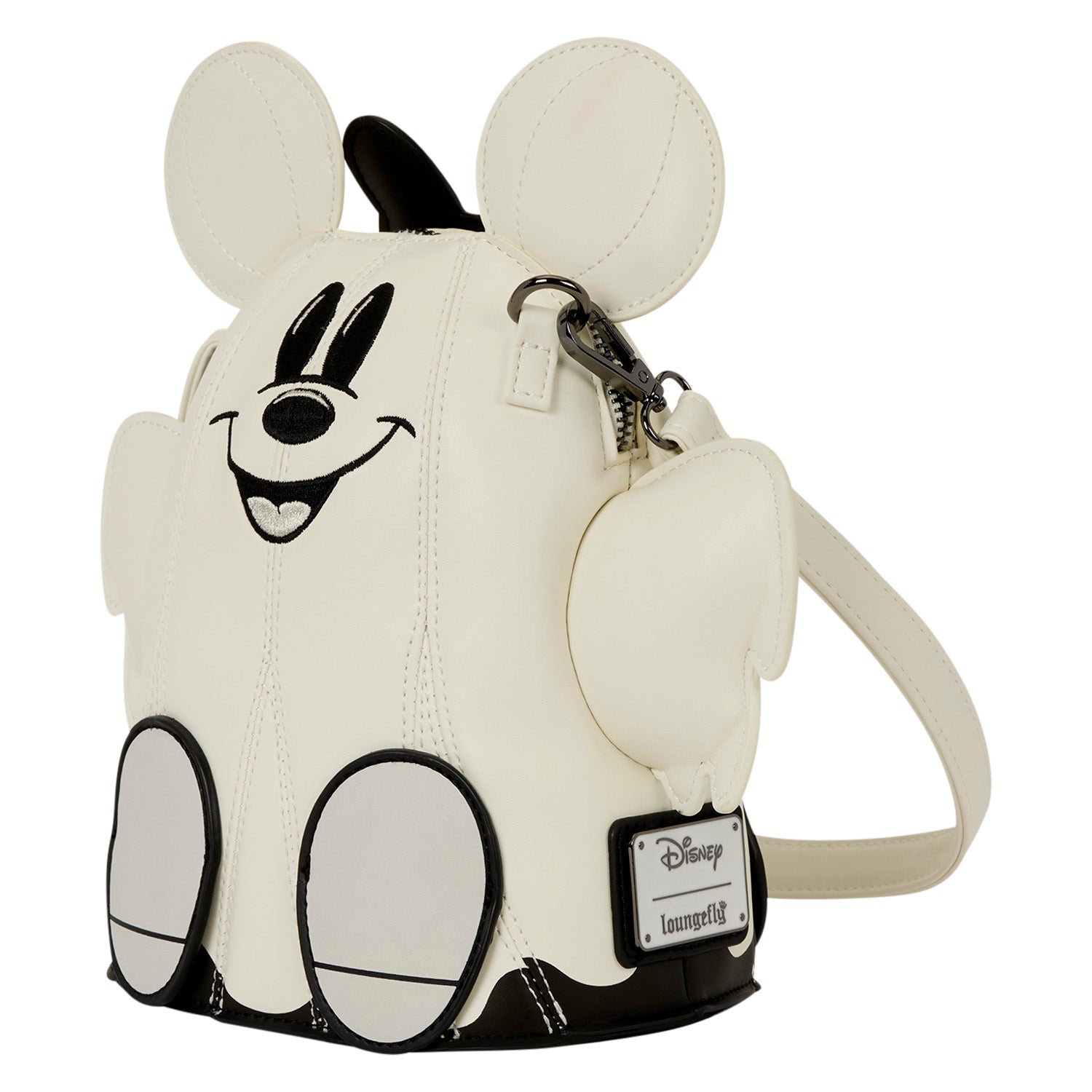 Mickey & Minnie Ghost Glow Figural Crossbody Bag 3
