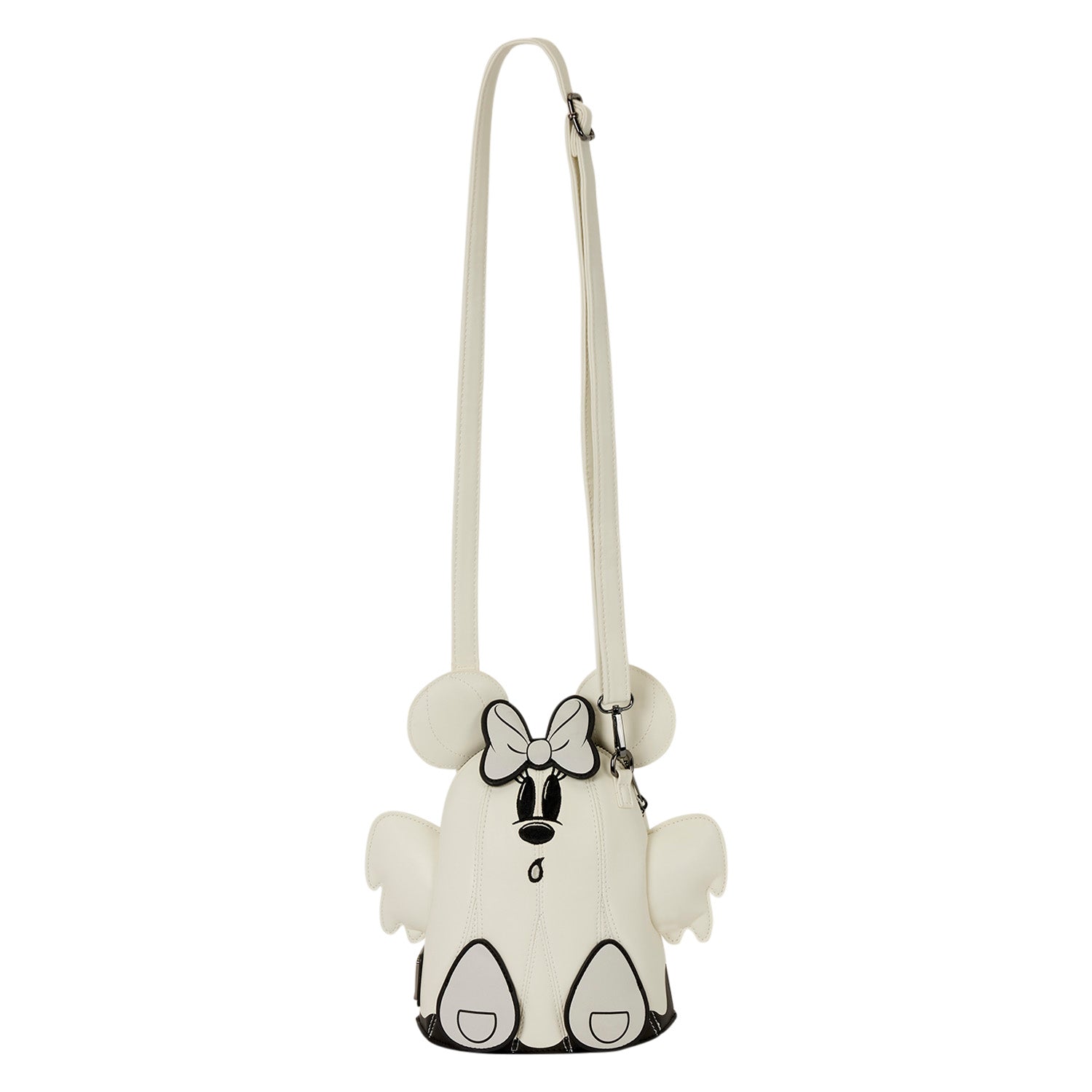 Mickey & Minnie Ghost Glow Figural Crossbody Bag 4