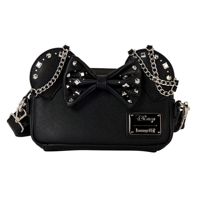 Minnie Studs & Chains Crossbody Bag