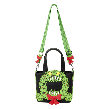 The Nightmare Before Christmas Man-Eating Wreath Glow Mini Tote Crossbody Bag