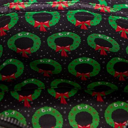 The Nightmare Before Christmas Man-Eating Wreath Glow Mini Tote Crossbody Bag