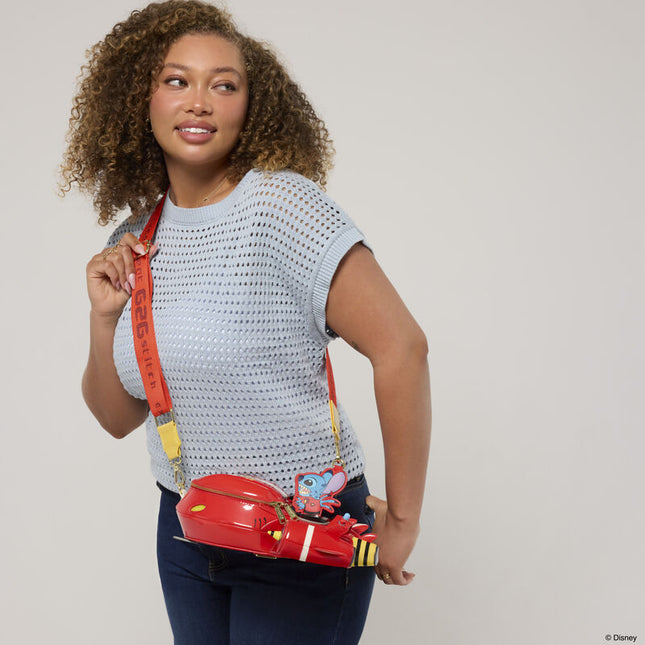 Lilo & Stitch Spaceship Figural Crossbody Bag