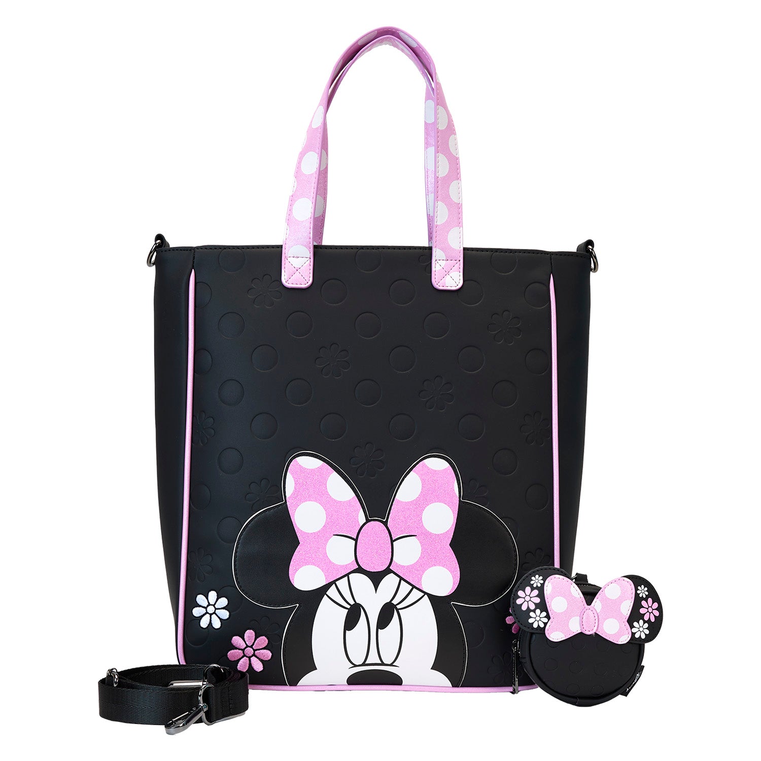 Minnie Rock the Dots Tote w/ Coin Bag 8