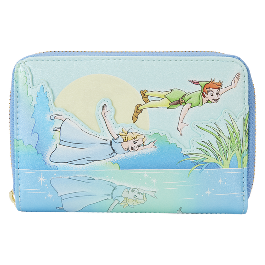 Peter Pan You Can Fly Glow Zip Around Wallet