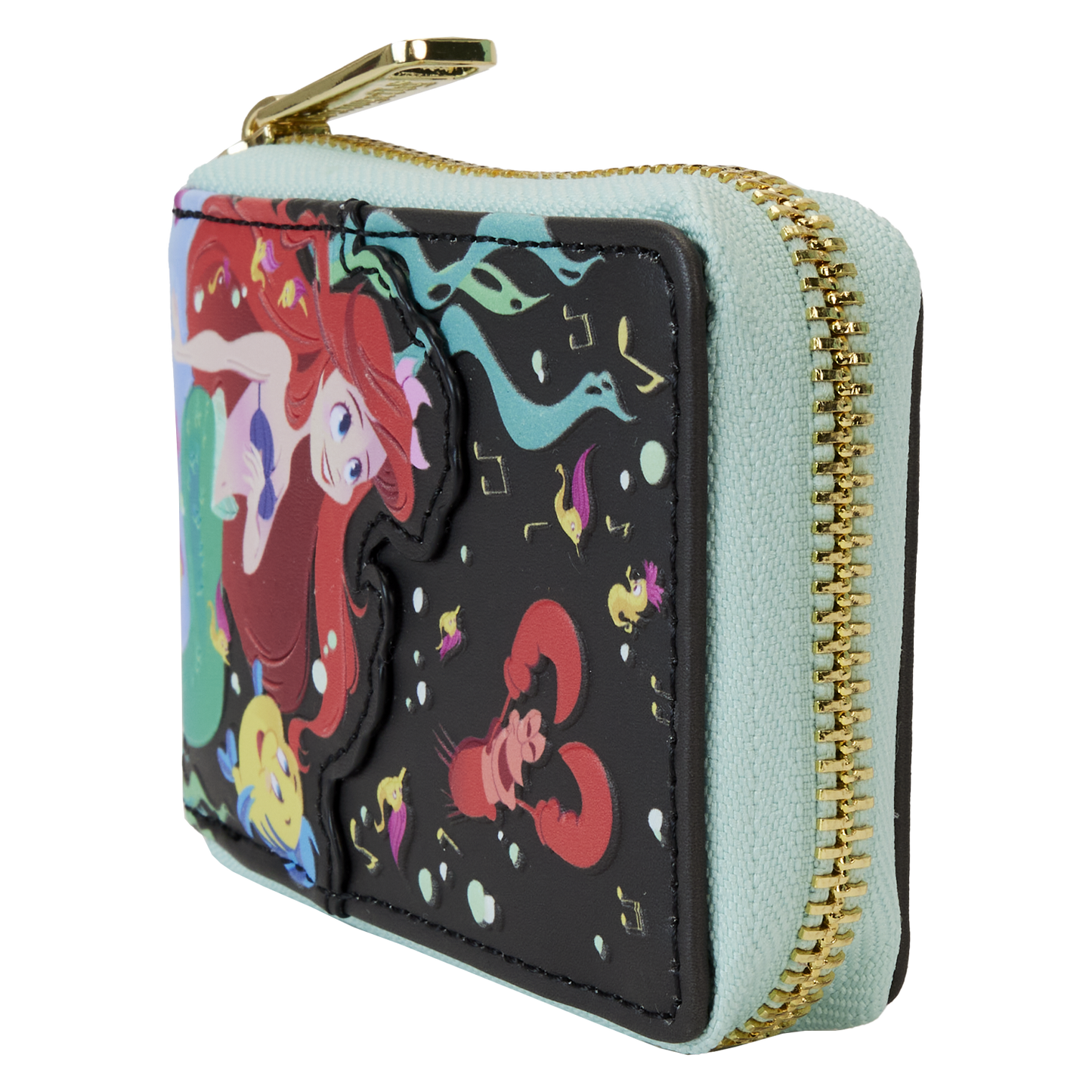 The Little Mermaid 35th Anniversary Life is the Bubbles Accordion Zip Around Wallet