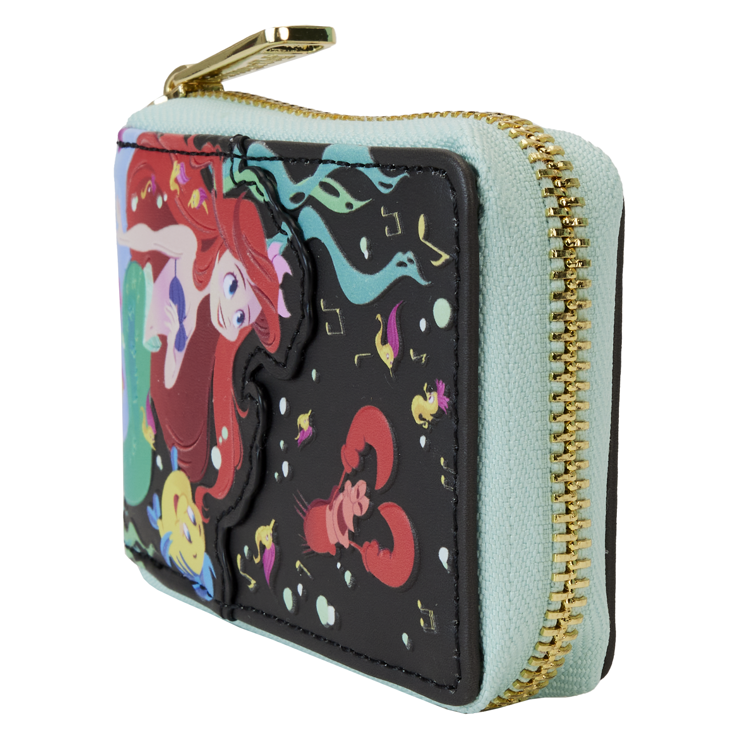 The Little Mermaid 35th Anniversary Life is the Bubbles Accordion Zip Around Wallet