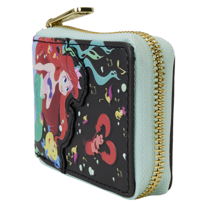 The Little Mermaid 35th Anniversary Life is the Bubbles Accordion Zip Around Wallet