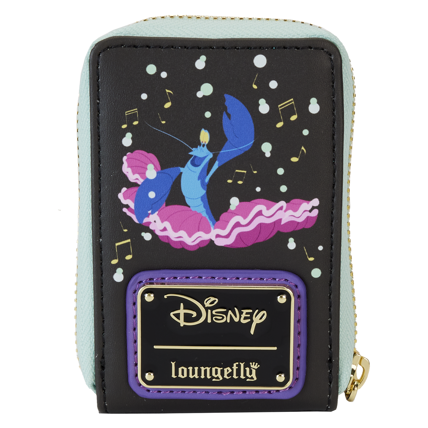 The Little Mermaid 35th Anniversary Life is the Bubbles Accordion Zip Around Wallet 3