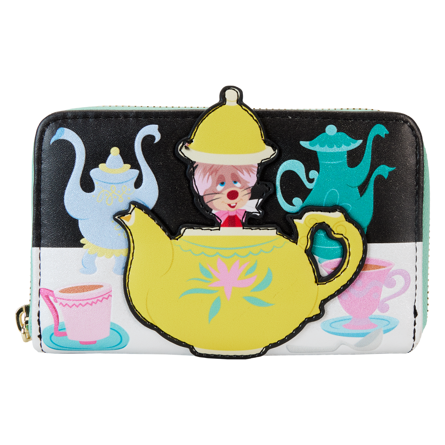 Alice in Wonderland Unbirthday Zip Around Wallet