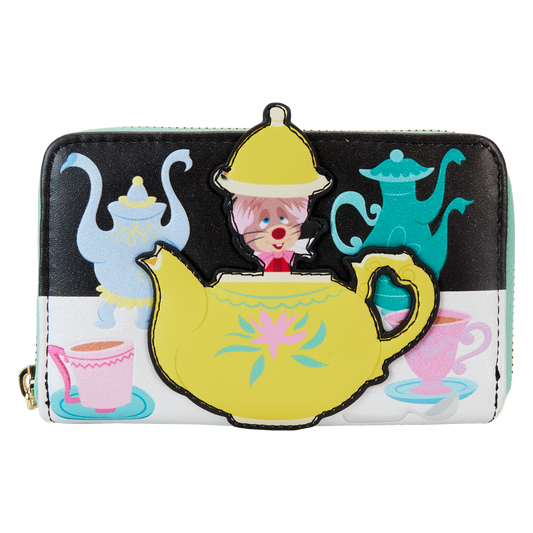 Alice in Wonderland Unbirthday Zip Around Wallet