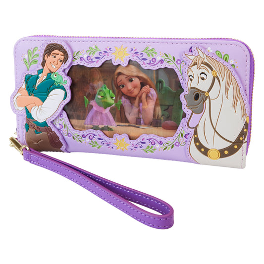 Rapunzel Lenticular Wristlet Wallet