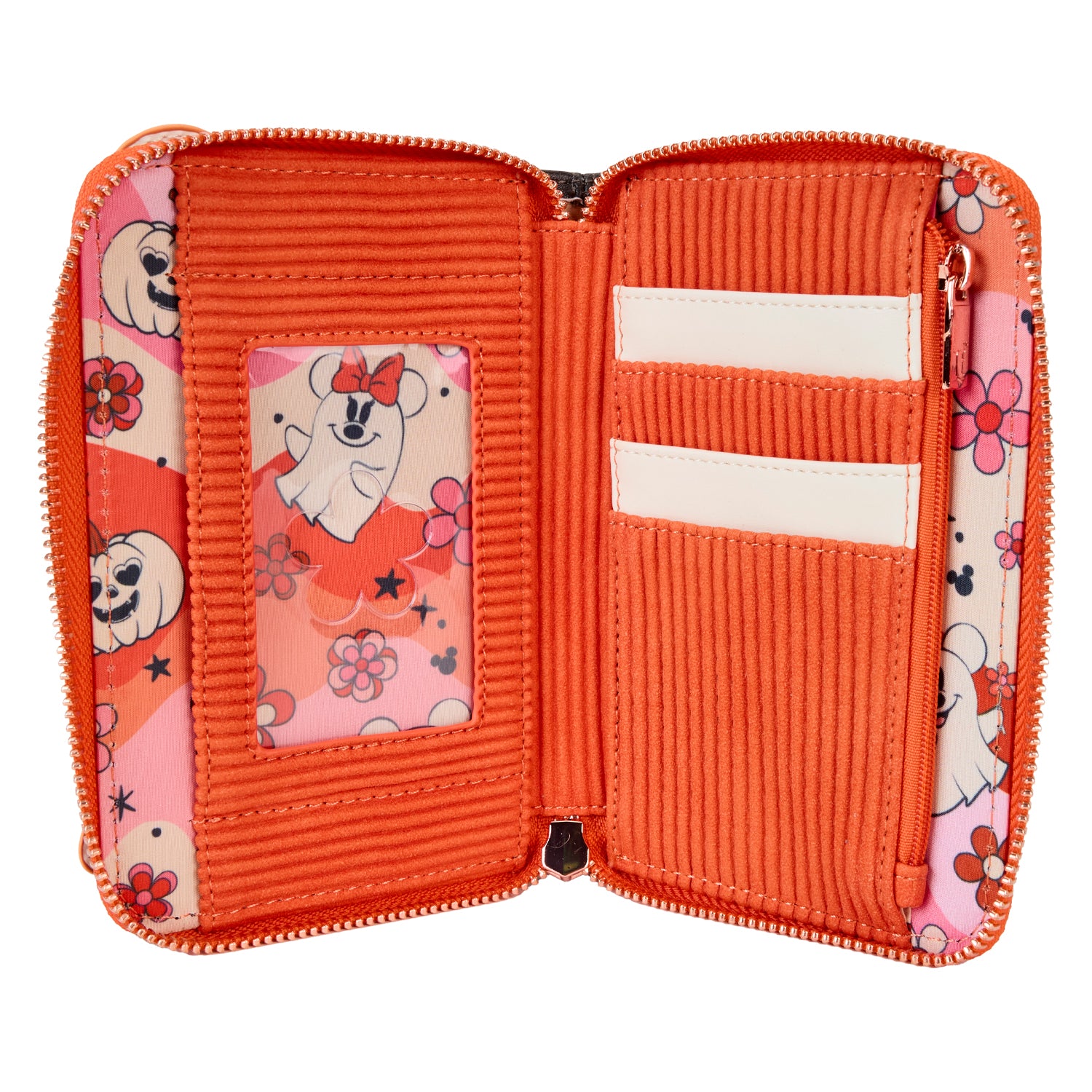 LF DISNEY MICKEY AND FRIENDS HALLOWEEN ZIP AROUND WALLET 5