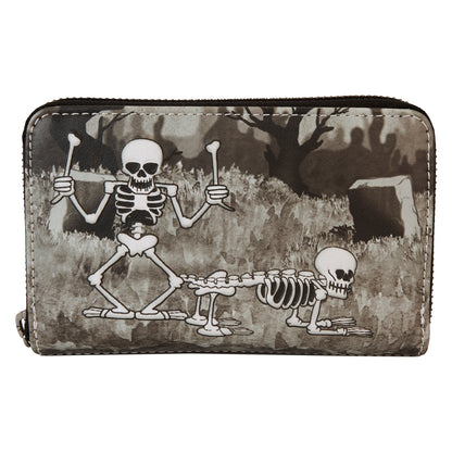 LF DISNEY SKELETON DANCE ZIP AROUND WALLET