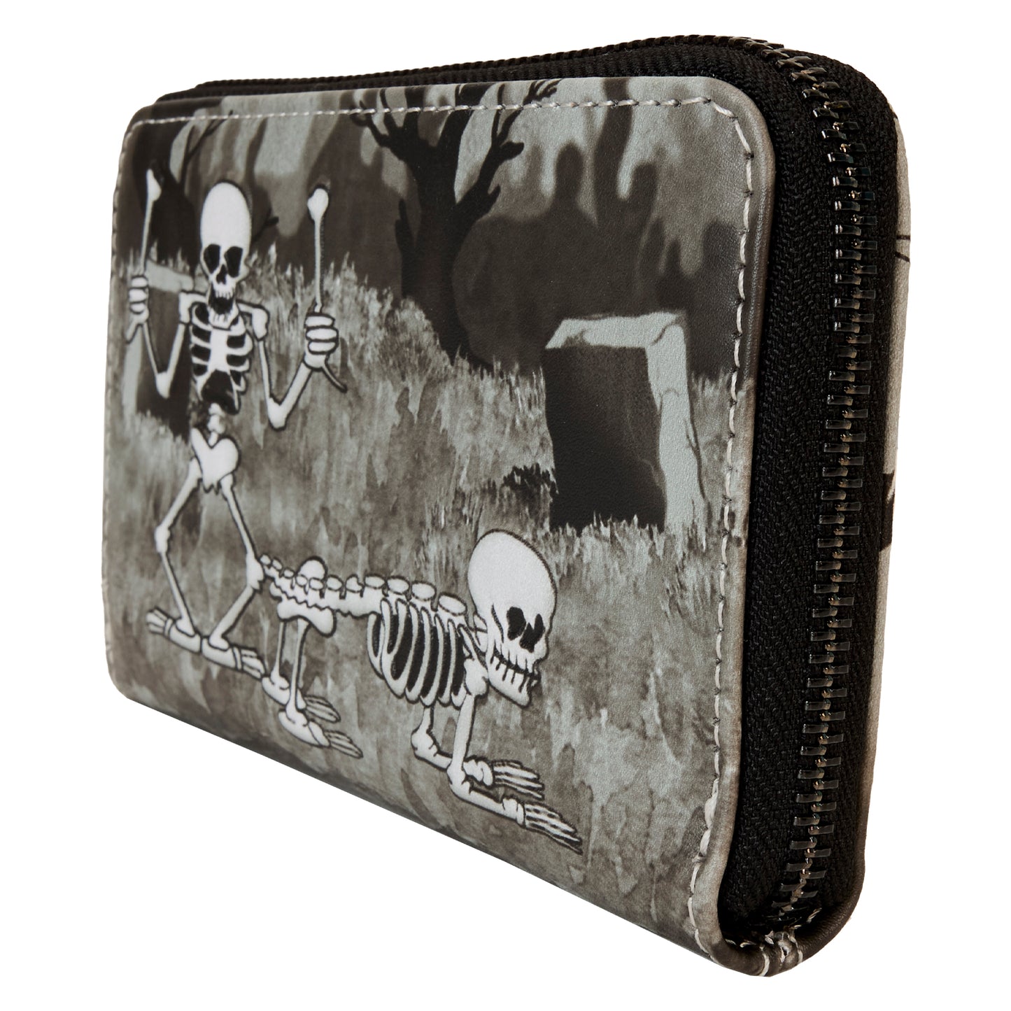 LF DISNEY SKELETON DANCE ZIP AROUND WALLET