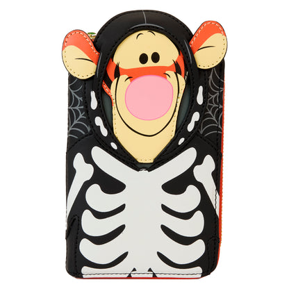 Winnie the Pooh LF DISNEY WTP SKELETON TIGGER ZIP AROUND WALLET