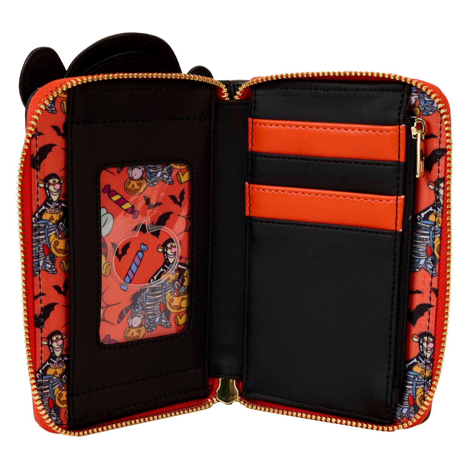 Winnie the Pooh LF DISNEY WTP SKELETON TIGGER ZIP AROUND WALLET 5