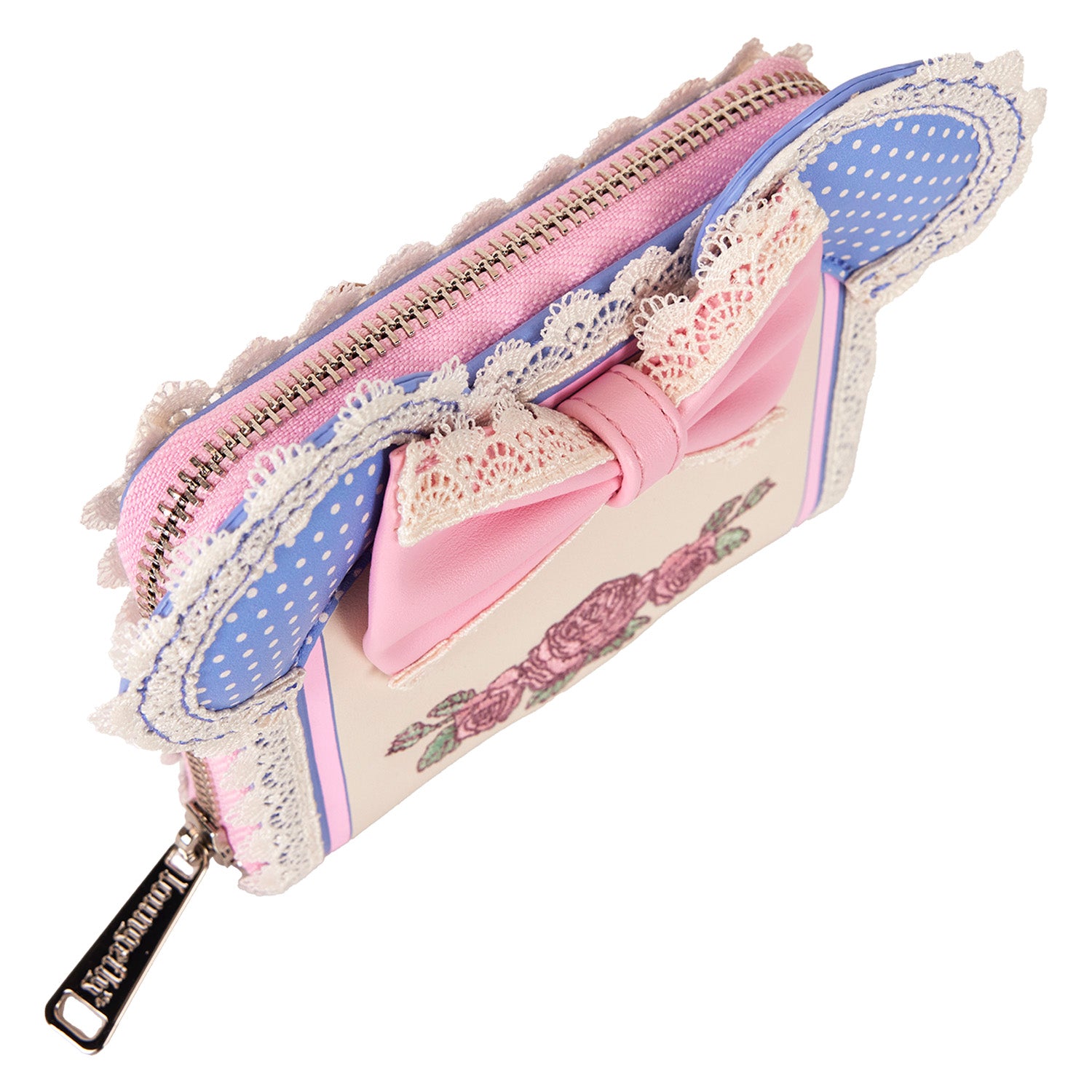 Disney Minnie Floral Lace Ears Wallet 4
