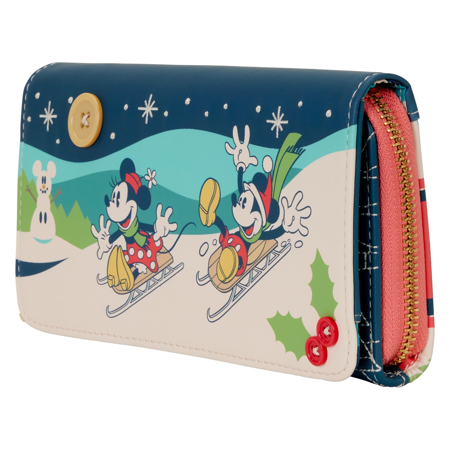 Mickey & Minnie Holiday Wristlet Wallet
