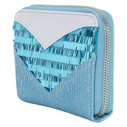 Frozen Princess Elsa Glitter Sequin Zip Around Wallet