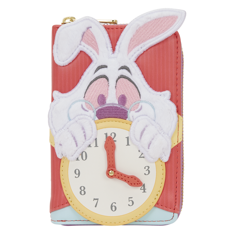 Alice in Wonderland White Rabbit Zip Around Wallet
