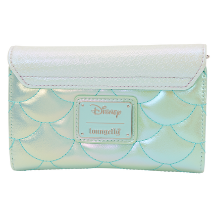 The Little Mermaid Iridescent Pearl Flap Wallet